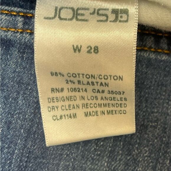 Joe’s Jeans Size 28 Blue Denim Jean Bermuda Shorts Stretch Classic EUC Preppy - Picture 5 of 6